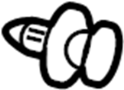 Image of Clip. Trim. Panel. Retainer. Pillar. (Front, Rear, Upper, Lower). A Clip that attaches the. image for your 2009 TOYOTA