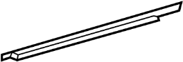 Image of Belt molding. Weatherstrip Assembly. (Front) image for your 2014 TOYOTA AVALON