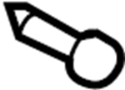 Image of Screw. (Rear, Upper). A Screw that is used to. image for your 2005 Toyota Celica 1.8L A/T GTS Hatchback 