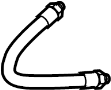 Image of Brake. Hose. A flexible Hose. image for your 2018 Toyota Tacoma   