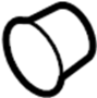 Image of Nut. A solid metal or plastic. image for your Toyota