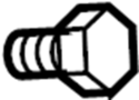 View Screw. Bolt. Retainer. HeadLight. Speaker. (Front, Rear, Upper, Lower) Full-Sized Product Image