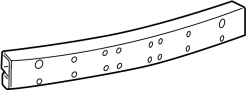 Image of Bumper Impact Bar (Rear) image for your 2009 Toyota Avalon   