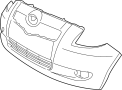 Image of Cover, Bumper L/C. (Front). Component comes unprimed. image for your 2022 TOYOTA CAMRY