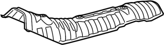 View Floor Pan Heat Shield (Front) Full-Sized Product Image