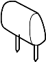 Image of Headrest Assembly, SE. Headrest, outer. (Rear) image