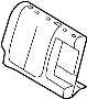Image of Pad SUB - Assembly, Seat. Seat back. (Rear) image