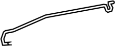 Image of Bar, Hinge Torsion. image for your 2008 TOYOTA YARIS HATCHBACK 5-DOOR, RS