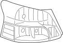 Image of Lens and Body. Tail lamp Assembly. image for your Toyota Yaris  