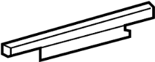Image of Window Regulator Rail (Rear, Lower) image for your 2012 Toyota 4Runner   