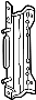 Image of Air. (Upper). Radiator Support Air. image for your TOYOTA