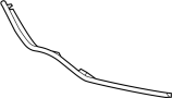 Image of Bumper Seal (Front, Upper) image for your 2014 Toyota Camry   