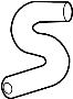 View Radiator Coolant Hose (Upper, Lower) Full-Sized Product Image 1 of 2