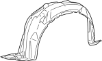 Image of Fender Splash Shield (Front, Rear, Upper) image for your 2017 Toyota 4Runner  Limited Sport Utility 