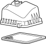 View Air. Cover. Cleaner. (Upper) Full-Sized Product Image 1 of 2