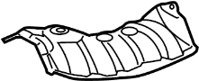 View Floor Pan Heat Shield (Front) Full-Sized Product Image