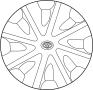 Image of Wheel Cover image for your 2014 Toyota Highlander   