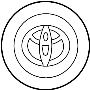 Image of Wheel Cover image for your 2021 Toyota Corolla  XSE Sedan 