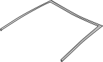Image of Windshield Molding (Upper) image for your 2016 Toyota Corolla   