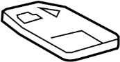Image of Seat Belt Anchor Plate Cover image for your Toyota