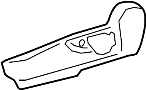 Image of Seat Frame Trim Panel (Front, Lower) image for your Toyota