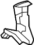 View GUSSET, SIDE PANEL T. Hinge PILLAR REINFORCED gusset.  Full-Sized Product Image 1 of 2