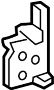 View Door Hinge (Rear, Upper) Full-Sized Product Image