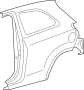 Image of PANEL SUB - ASSEMBLY, QUAR. Quarter Panel. image for your 2013 Toyota Yaris   