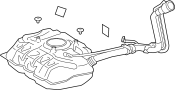 Image of Fuel Tank image for your TOYOTA RAV 4 LIMITED