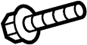 View Liftgate Lift Support Bolt (Upper, Lower) Full-Sized Product Image