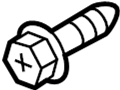 Image of Screw. Bolt. Retainer. HeadLight. Speaker. (Front, Rear, Upper, Lower). A device that emits. image for your 1997 TOYOTA RAV 4