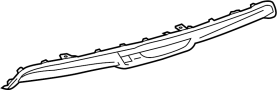 Image of Bumper Cover Spacer Panel (Rear) image for your 2014 Toyota Yaris   
