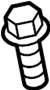 Image of Bolt. Hinge. (Upper, Lower). Bolt that secures the. image for your 2024 Toyota Sequoia   