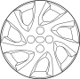 Image of Wheel Cover image for your 2003 Toyota RAV4   