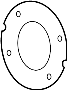 Image of Power Brake Booster Gasket image for your Toyota Yaris iA  