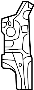 Image of Body A-Pillar Bracket (Upper) image for your 2024 Toyota GRAND HIGHLANDER   