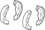 Image of Drum Brake Shoe (Rear) image for your Toyota Yaris iA  