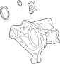 Image of Engine Water Pump Housing image for your 1994 Toyota Camry  LE SEDAN 