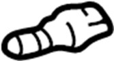 Image of Bumper Cover Screw (Upper, Lower) image for your 1997 Toyota RAV4  Base Sport Utility 