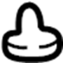 Image of Headliner Clip image for your 1996 TOYOTA TACOMA