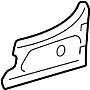 Image of Quarter Panel (Front, Rear, Upper) image for your 2010 Toyota Camry   