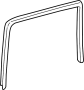 Image of Door Opening Trim (Rear) image for your 2023 Toyota Highlander   