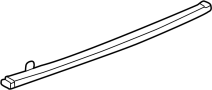 View Door Window Belt Weatherstrip (Front) Full-Sized Product Image 1 of 1