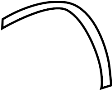 Image of Wheel Arch Flare Gasket (Rear) image for your 2014 Toyota Tacoma 2.7L A/T RWD Base Crew Cab Pickup Fleetside 