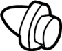 Image of Trim. Clip. Quarter. Panel. (Rear, Upper, Lower). Quarter Panel Trim Panel. image for your 2005 TOYOTA LAND CRUISER