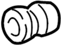 View Headlight Grommet Full-Sized Product Image