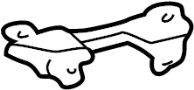 Image of Engine Air Intake Hose Bracket image for your 1998 TOYOTA COROLLA