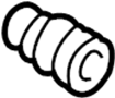 Image of Housing Assembly stopper. STOPPER, Cylinder EN.  Included with: Gear. image for your 1992 TOYOTA CAMRY SEDAN, SE