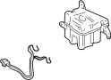 Image of Washer Fluid Reservoir image for your 2009 Toyota Corolla  XRS Sedan 