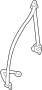 Image of Seat Belt Lap and Shoulder Belt (Rear) image for your 2008 Toyota Corolla   